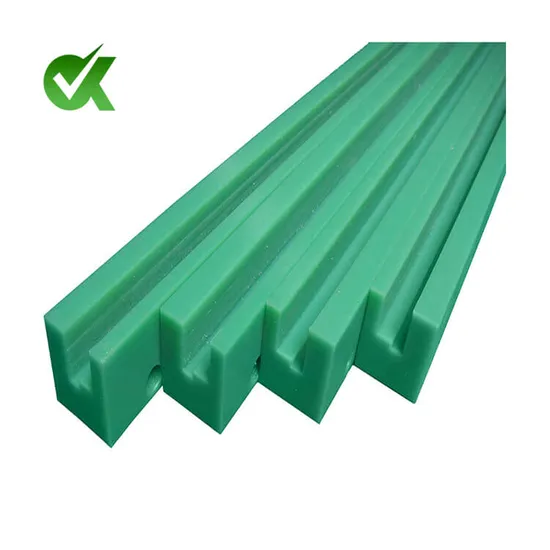 Polyethylene Wear Strip T-Slot White Conveyor HDPE UHMWPE Guide Rail